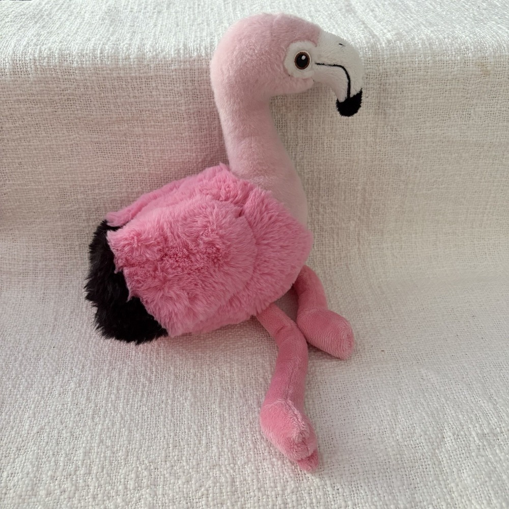 Eco Nation by Aurora 13" Flamingo Plush Stuffed Animal Bird Floppy Legs Soft Toy